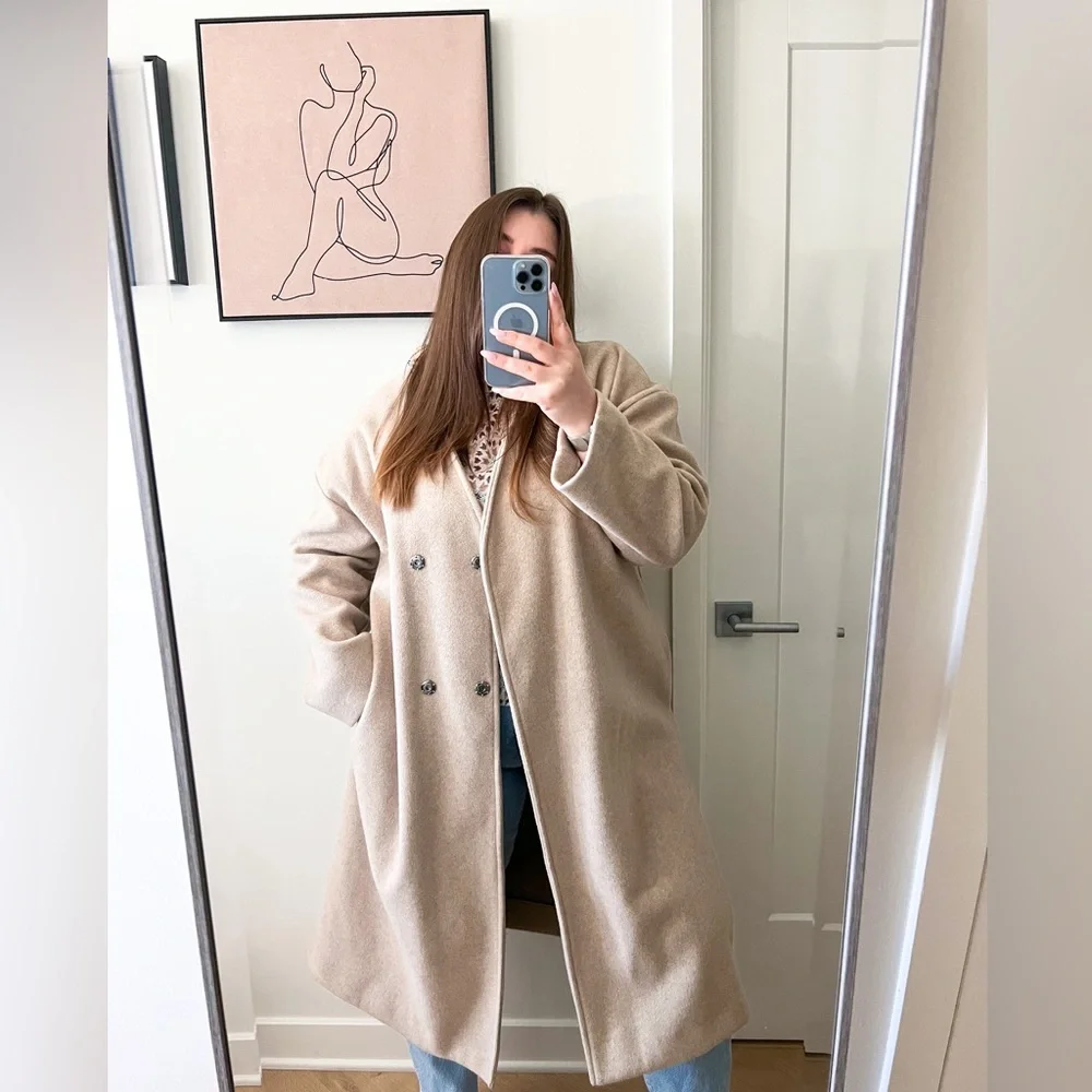 Prologue Tan Long Coat - Picture 4 of 4